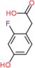 (2-Fluoro-4-hydroxyphenyl)acetic acid