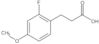 2-Fluoro-4-methoxybenzenepropanoic acid