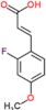 (2E)-3-(2-fluoro-4-methoxyphenyl)prop-2-enoate