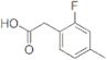 2-Fluoro-4-methylbenzeneacetic acid