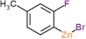 bromo-(2-fluoro-4-methyl-phenyl)zinc