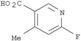 3-Pyridinecarboxylicacid, 6-fluoro-4-methyl-