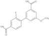 2′-Fluoro-5-methoxy[1,1′-biphenyl]-3,4′-dicarboxylic acid