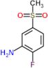 2-fluoro-5-(methylsulfonyl)aniline