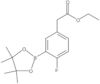 Ethyl 4-fluoro-3-(4,4,5,5-tetramethyl-1,3,2-dioxaborolan-2-yl)benzeneacetate