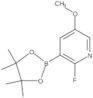Pyridine, 2-fluoro-5-methoxy-3-(4,4,5,5-tetramethyl-1,3,2-dioxaborolan-2-yl)-