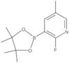 2-Fluoro-5-methyl-3-(4,4,5,5-tetramethyl-1,3,2-dioxaborolan-2-yl)pyridine