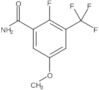 2-Fluoro-5-methoxy-3-(trifluoromethyl)benzamide