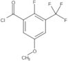 2-Fluoro-5-methoxy-3-(trifluoromethyl)benzoyl chloride