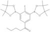 1-[4-Fluoro-3,5-bis(4,4,5,5-tetramethyl-1,3,2-dioxaborolan-2-yl)phenyl]-1-pentanone