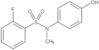 2-Fluoro-N-(4-hydroxyphenyl)-N-methylbenzenesulfonamide