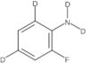 Benzen-2,4-d<sub>2</sub>-amine-d<sub>2</sub>, 6-fluoro-