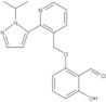 2-Hidroxi-6-[[2-[1-(1-metiletil)-1H-pirazol-5-il]-3-piridinil]metoxi]benzaldeído