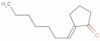 2-heptylidenecyclopentan-1-one