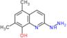 2-hydrazinyl-5,7-dimethylquinolin-8-ol