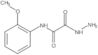 2-[(2-Methoxyphenyl)amino]-2-oxoacetic acid hydrazide