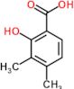 2-hydroxy-3,4-dimethylbenzoic acid