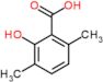 2-hydroxy-3,6-dimethylbenzoic acid