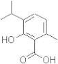 2-hydroxy-3-isopropyl-6-methylbenzoic acid