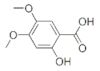 2-Hydroxy-4,5-Dimethoxy Benzoic Acid