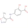 Benzoic acid, 2-hydroxy-4-[[(5-methyl-4-isoxazolyl)carbonyl]amino]-