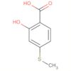 Benzoic acid, 2-hydroxy-4-(methylthio)-