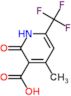 4-methyl-2-oxo-6-(trifluoromethyl)-1,2-dihydropyridine-3-carboxylic acid