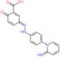 (3E)-3-(2-{4-[(2E)-2-iminopyridin-1(2H)-yl]phenyl}hydrazinylidene)-6-oxocyclohexa-1,4-diene-1-carboxylic acid