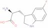 2,3-dihydro-5-fluorotryptophan