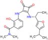 2-hydroxy-N,N-dimethyl-3-{[2-({(1R)-1-[4-(1-methylethyl)furan-2-yl]propyl}amino)-3,4-dioxocyclobut-1-en-1-yl]amino}benzamide