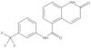 1,2-Dihydro-2-oxo-N-[3-(trifluoromethyl)phenyl]-5-quinolinecarboxamide