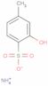ammonium 2-hydroxy-4-methylbenzenesulphonate