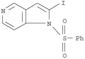 1H-Pyrrolo[3,2-c]pyridine,2-iodo-1-(phenylsulfonyl)-
