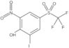 2-Iodo-6-nitro-4-[(trifluoromethyl)sulfonyl]phenol