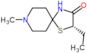 (2S)-2-ethyl-8-methyl-1-thia-4,8-diazaspiro[4.5]decan-3-one