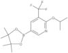 2-(1-Methylethoxy)-5-(4,4,5,5-tetramethyl-1,3,2-dioxaborolan-2-yl)-3-(trifluoromethyl)pyridine