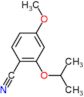 4-methoxy-2-(propan-2-yloxy)benzonitrile