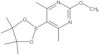 Pyrimidine, 2-methoxy-4,6-dimethyl-5-(4,4,5,5-tetramethyl-1,3,2-dioxaborolan-2-yl)-