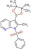 1-(benzenesulfonyl)-2-methyl-3-(4,4,5,5-tetramethyl-1,3,2-dioxaborolan-2-yl)pyrrolo[2,3-b]pyridine