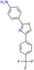 4-{4-[4-(trifluoromethyl)phenyl]-1,3-thiazol-2-yl}aniline