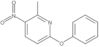 Pyridine, 2-methyl-3-nitro-6-phenoxy-