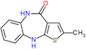 2-methyl-5,10-dihydrothieno[3,2-c][1,5]benzodiazepin-4-one