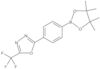 2-[4-(4,4,5,5-Tetramethyl-1,3,2-dioxaborolan-2-yl)phenyl]-5-(trifluoromethyl)-1,3,4-oxadiazole