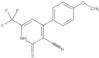 1,2-Dihydro-4-(4-methoxyphenyl)-2-thioxo-6-(trifluoromethyl)-3-pyridinecarbonitrile