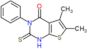 2,3-Dihydro-5,6-dimethyl-3-phenyl-2-thioxothieno[2,3-d]pyrimidin-4(1H)-one