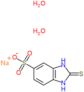 1H-Benzimidazole-5-sulfonic acid, 2,3-dihydro-2-thioxo-, sodium salt, hydrate (1:1:2)