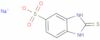 1H-Benzimidazole-5-sulfonic acid, 2,3-dihydro-2-thioxo-, sodium salt (1:1)