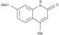 2(1H)-Quinolinethione,7-methoxy-4-methyl-