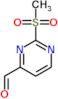 4-Pyrimidinecarboxaldehyde, 2-(methylsulfonyl)-