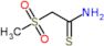 2-(methylsulfonyl)ethanethioamide